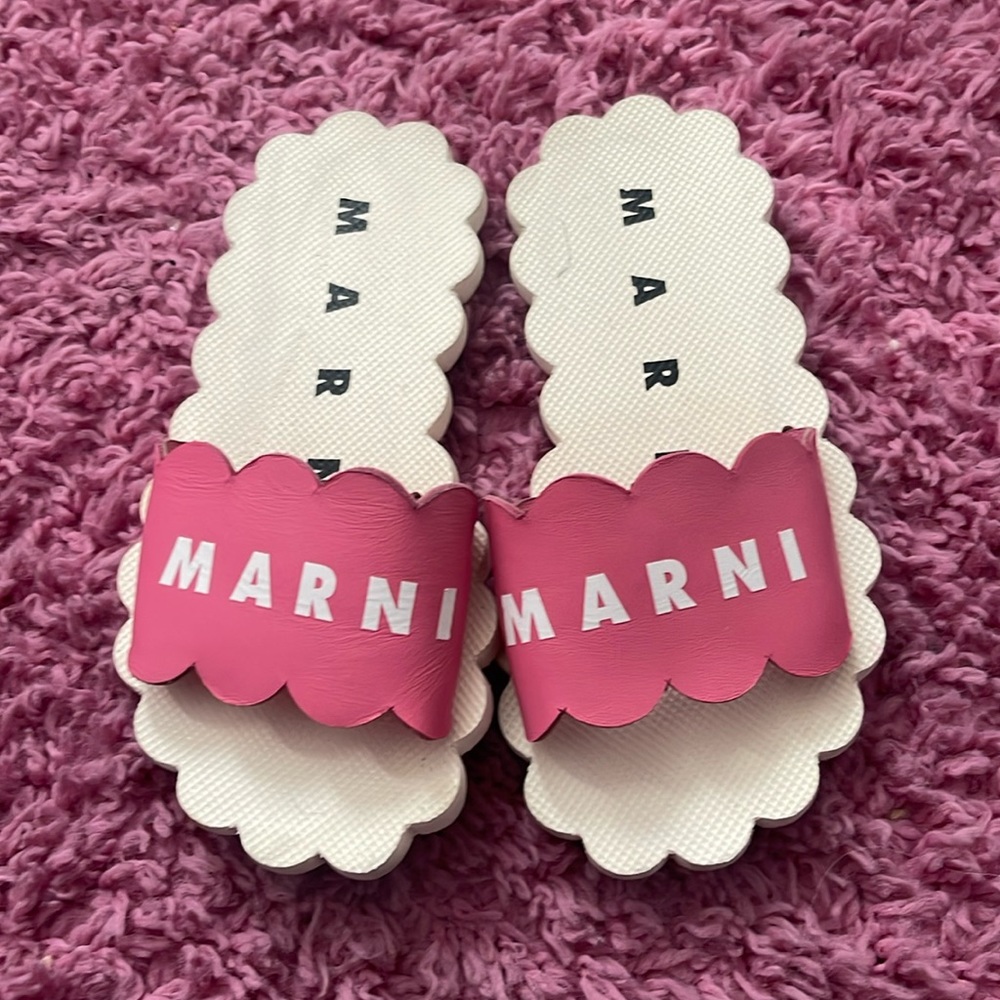 Marni pink slides